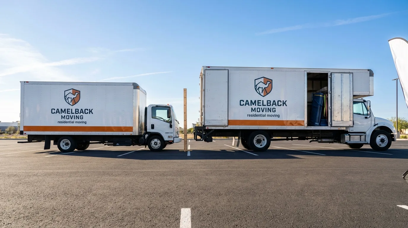 Moving truck size capacity guide in Florham Park